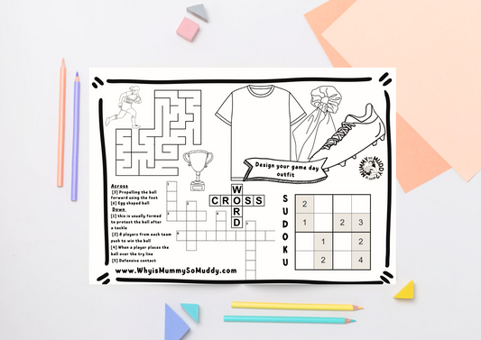 Free Downloadable : Women's Rugby Activity Sheets