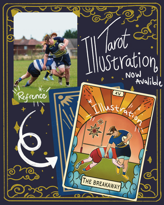 Personalised Tarot Illustration Digital File