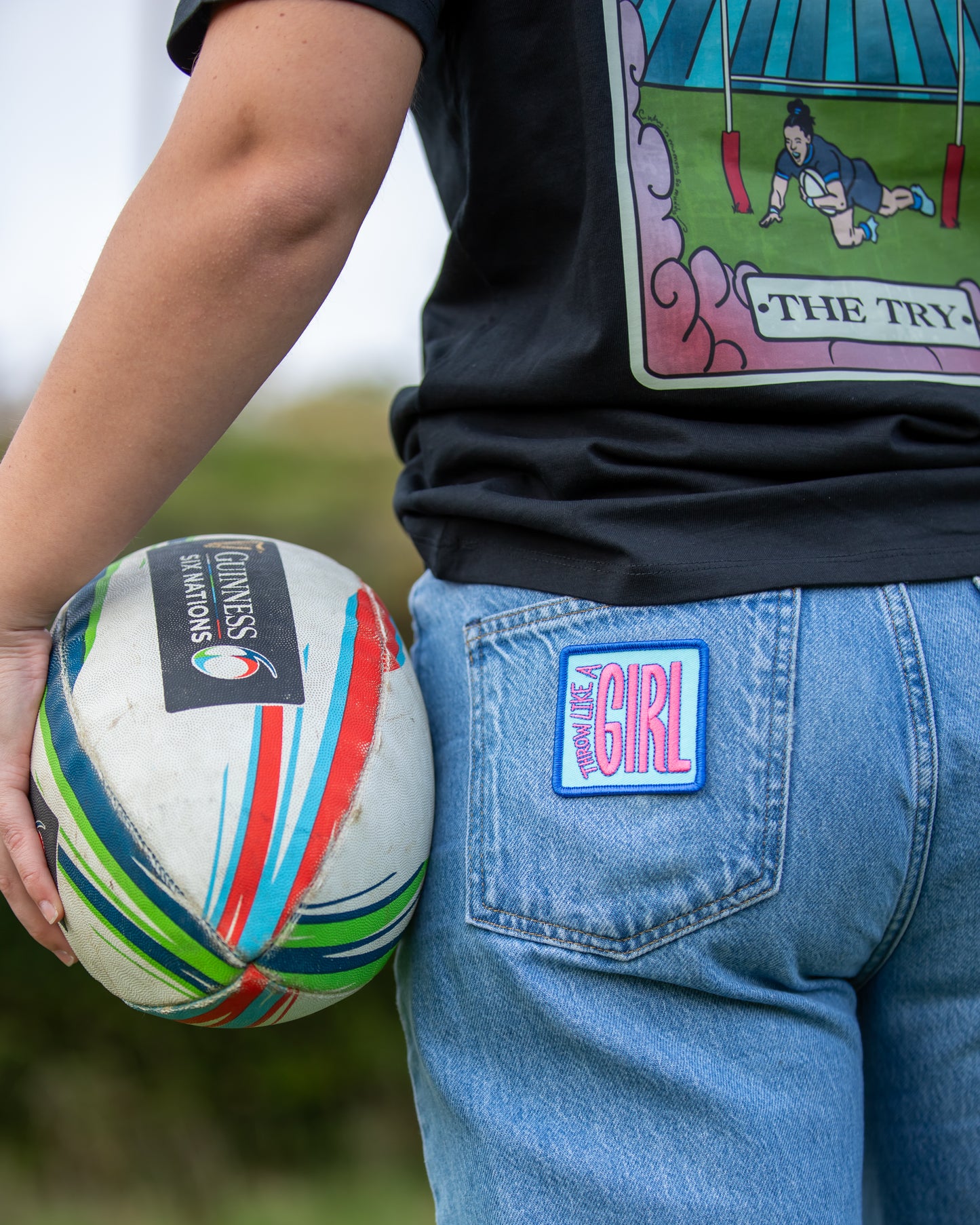 Throw Like a Girl Patch