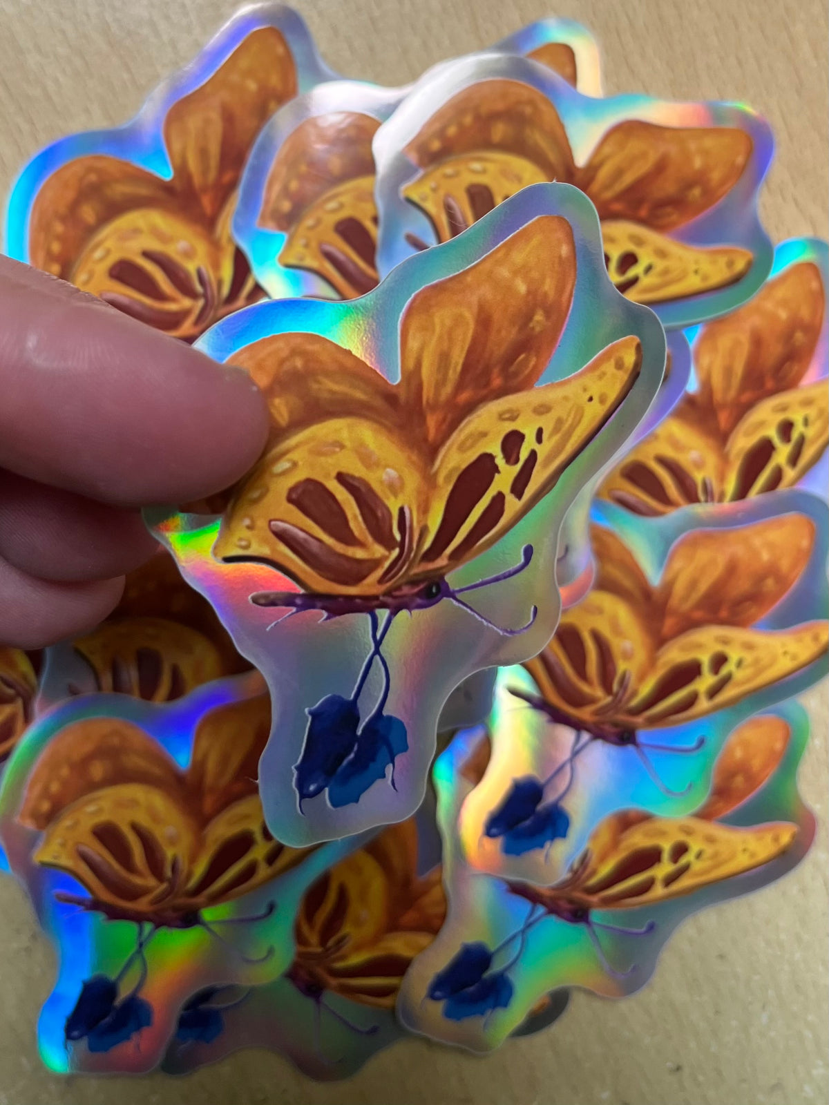 Butterfly Boots Sticker