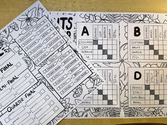 Free Downloadable : World Cup Match and Points tracker