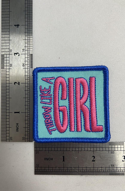 Throw Like a Girl Patch