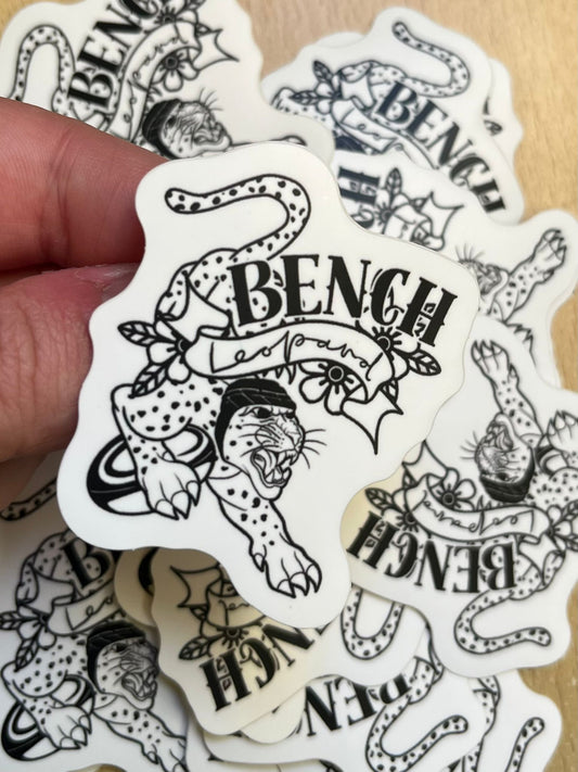 Bench Leopard Sticker