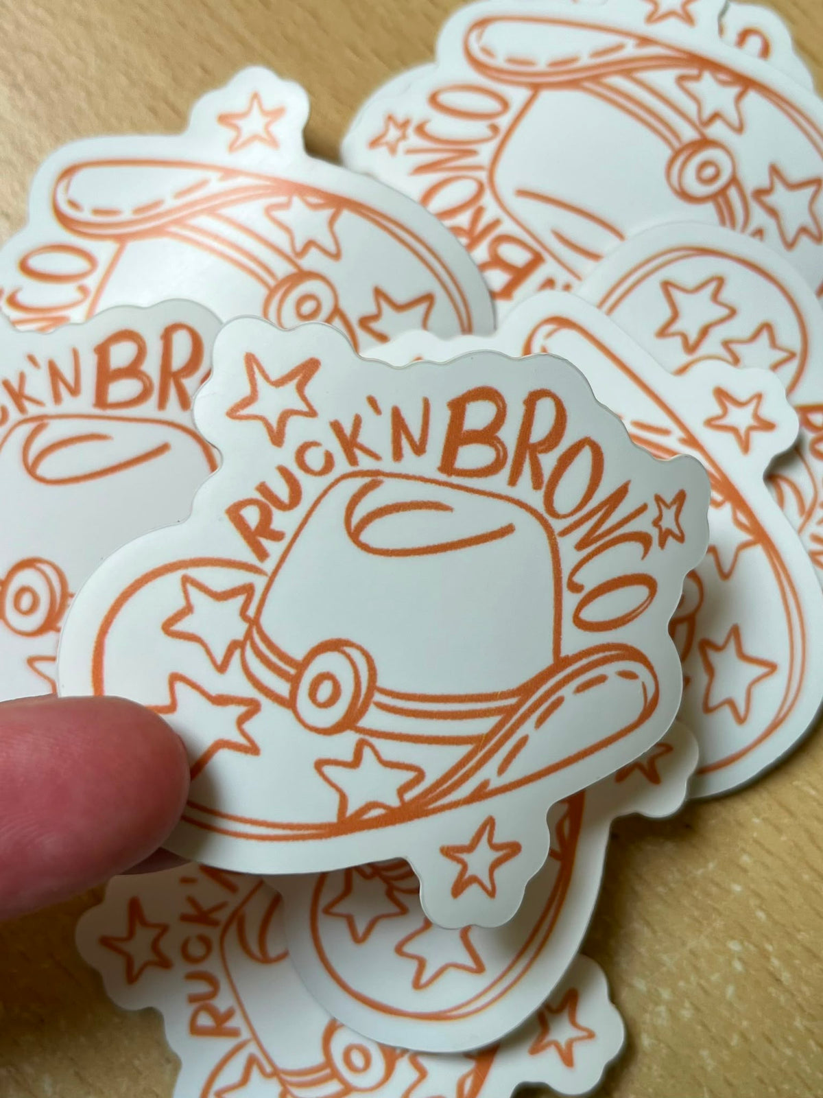 Ruckn' Bronco Sticker